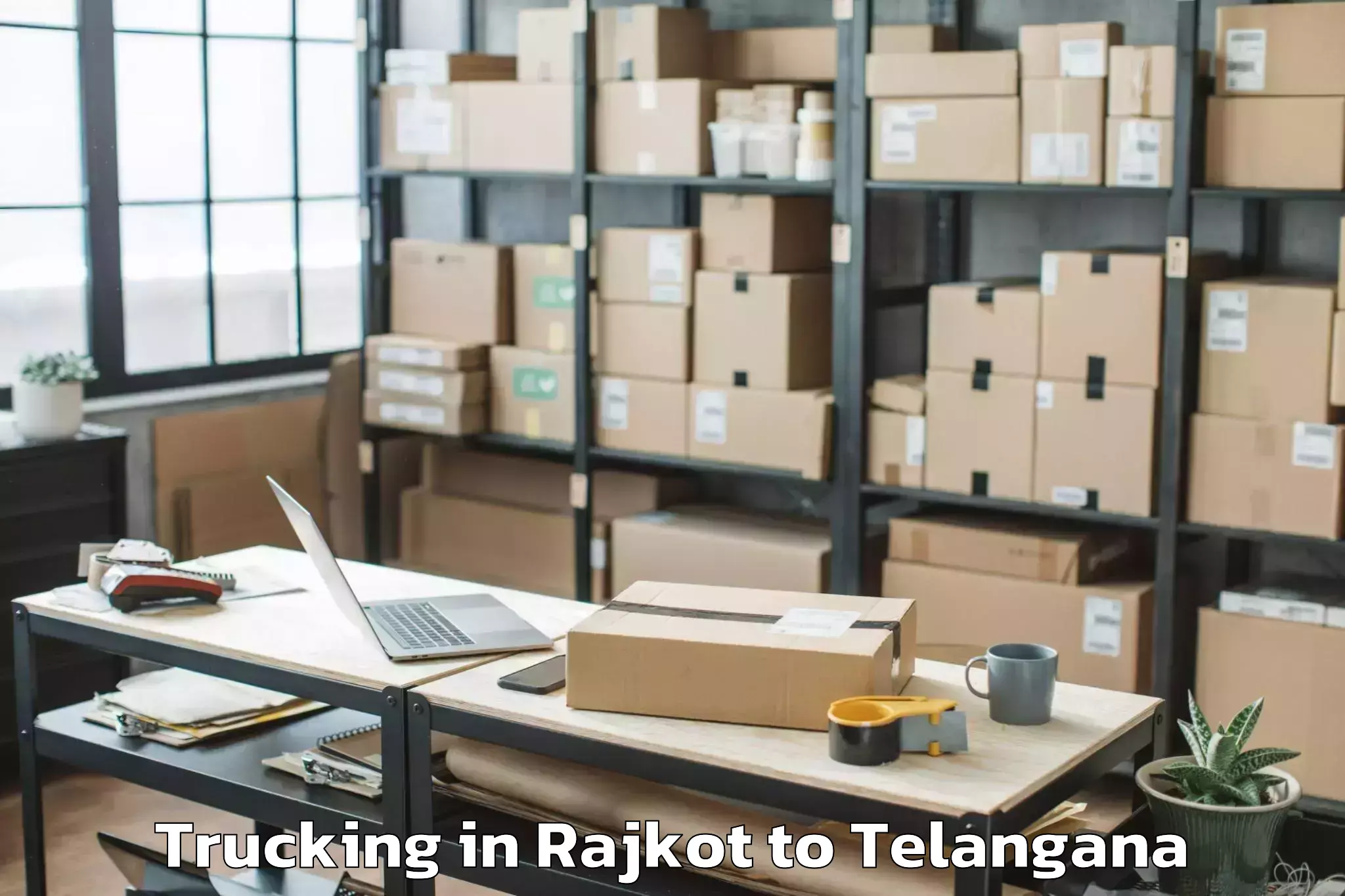 Easy Rajkot to Jawaharlal Nehru Technological Trucking Booking